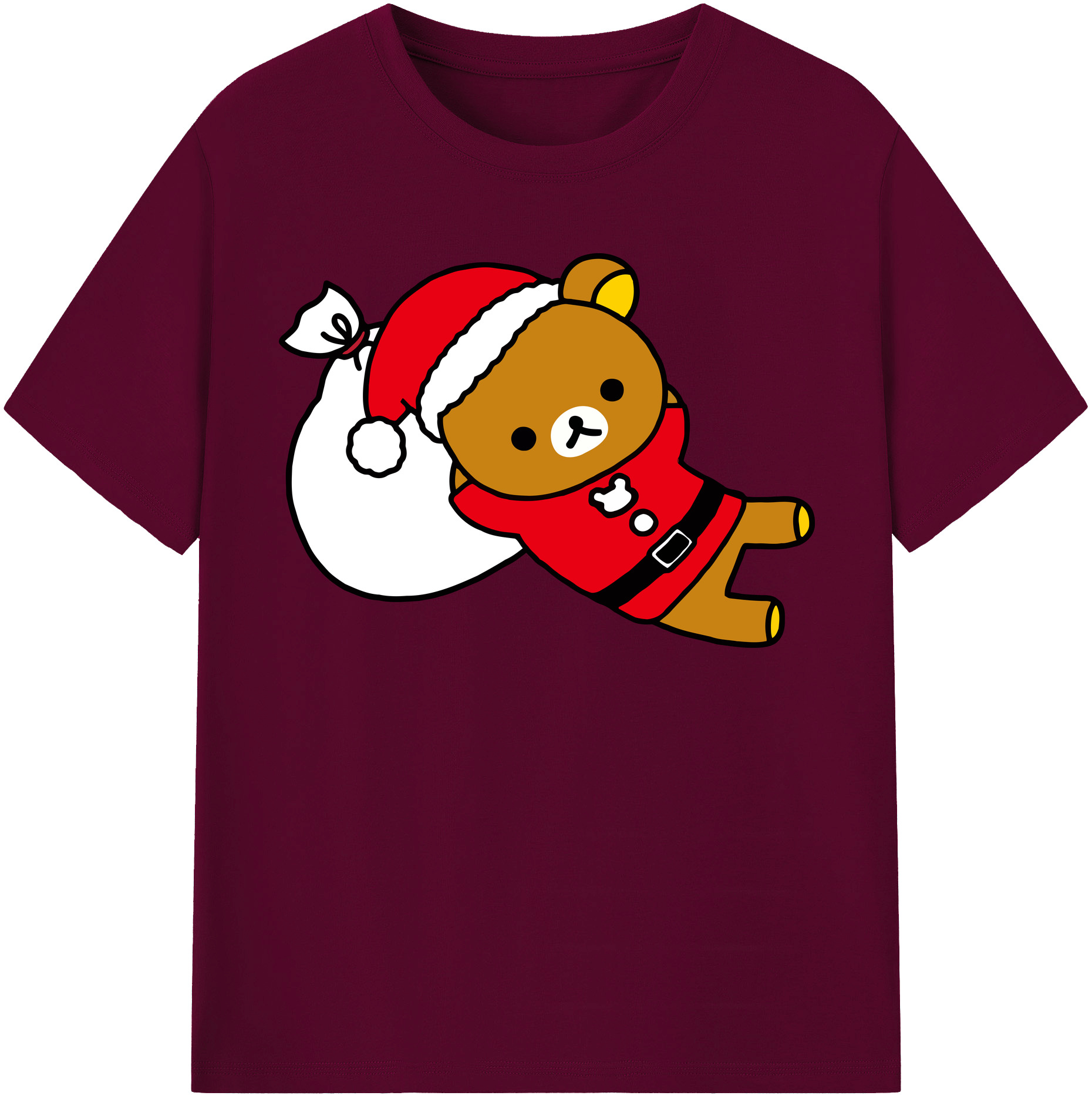 （画像用） リラックマ リラックマ キイロイトリ Rilakkuma Korilakkuma Kiiroitori レディースカジュアルプリントTシャツ（綿100％）
